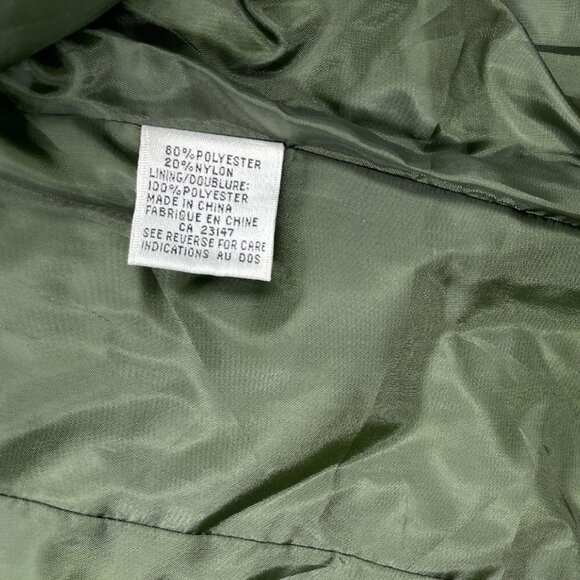 Talbots Olive Green Quilted Horse Riding Equestrian Vest Jacket Petites 0 - Picture 8 of 9